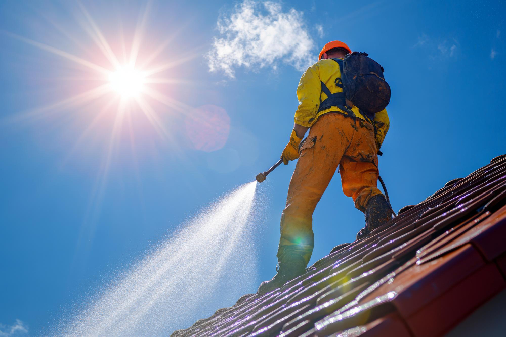 Commercial Roof Cleaning with Pressure Wash: A Guide to Cleaner, Safer Roofs